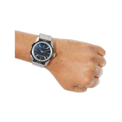 Buy Fastrack Men s 3166KM01 Analog Blue Dial Watch Blue Round online for the best lowest price in India with offers deals and coupons